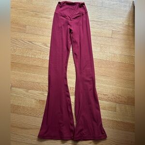 Aerie Red Flare Leggings